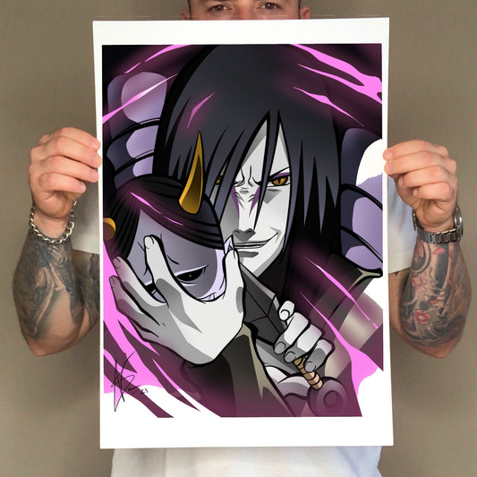 POSTER OROCHIMARU EDIÇÃO LIMITADA 30 UNT