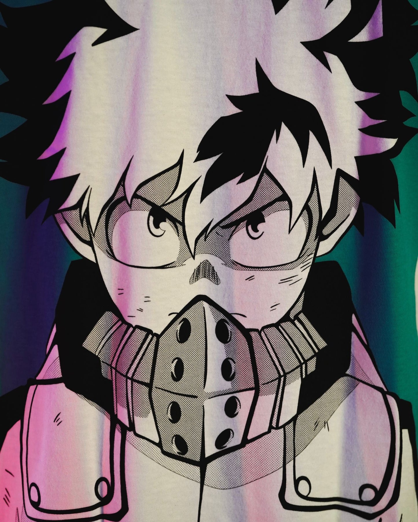 T-Shirt branca Izuku Midoriya