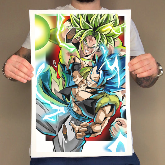 Poster Gogeta VS Broly