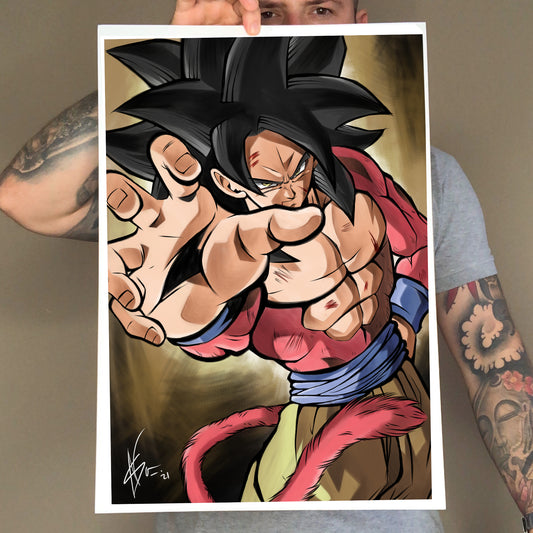 Poster Goku Super Saiyan IV