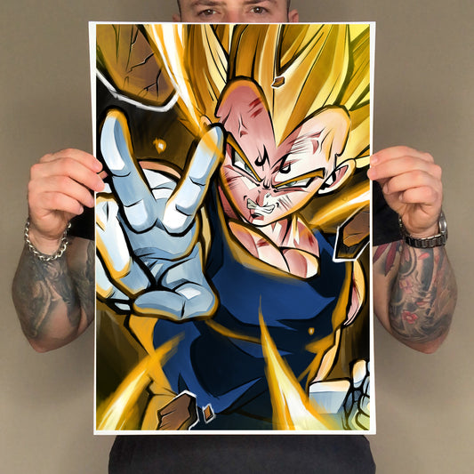 Poster Majin Vegeta